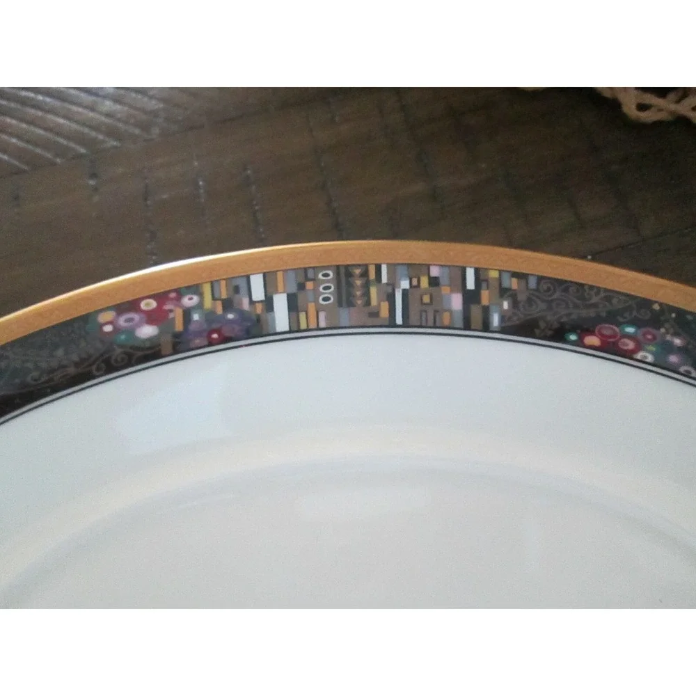 New MIKASA Royal Glimmer Bone China Gravy Boat Platter Plate‎ Serving Dish